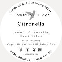 Citronella 14oz Luxury Tin Candle- Spring / Summer 2025