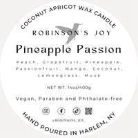 Pineapple Passion 14oz Luxury Tin Candle- Spring 2025