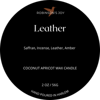 Leather 2oz Candle - Black Label Men's Collection