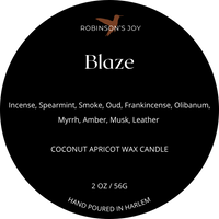 Blaze 2oz Candle - Black Label Men's Collection