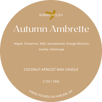 Autumn Ambrette 2oz Candle- Fall Collection