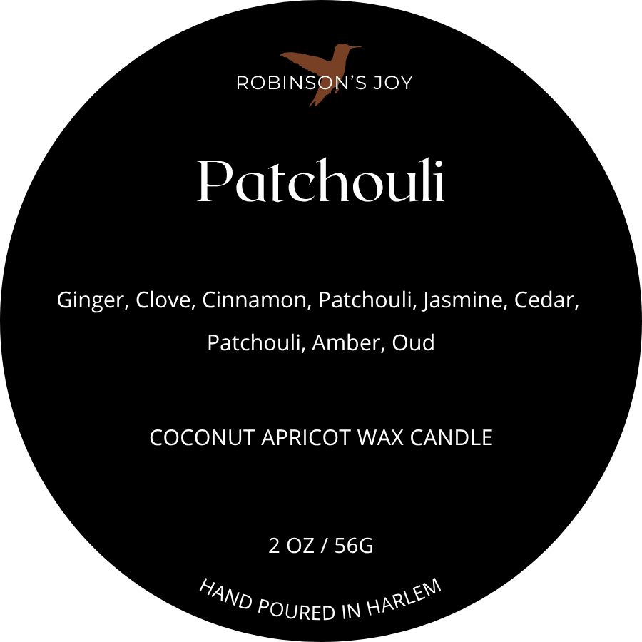 Patchouli 2oz Candle - Black Label Men's Collection