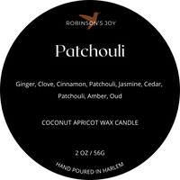 Patchouli 2oz Candle - Black Label Men's Collection
