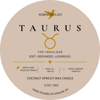 The Taurus Candle - Zodiac Collection