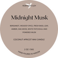 Midnight Musk 2oz Candle- Signature Collection