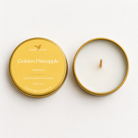 Golden Pineapple 2oz Travel Candle - Limited Release