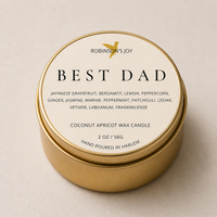 Best Dad 2oz Travel Candle - The Joyful Collection