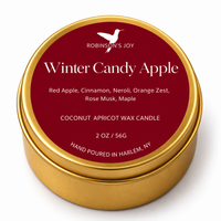 Winter Candy Apple 2 oz Candle- Winter Collection