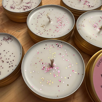 Happy Birthday 2oz Candle- Pink