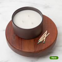 Coffee 8.5 oz Glass Candle- SIGNATURE COLLECTION