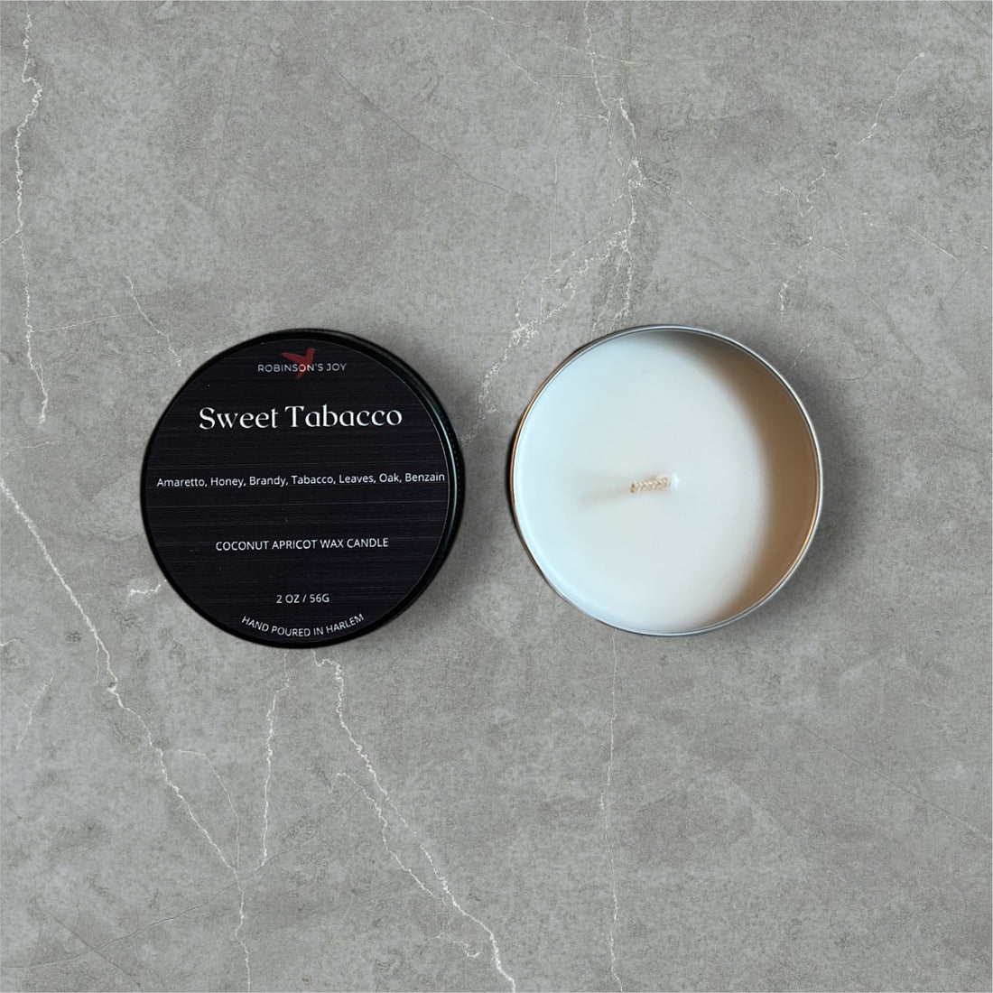 Sweet Tabacco 2oz Candle -  Black Label Men's Collection