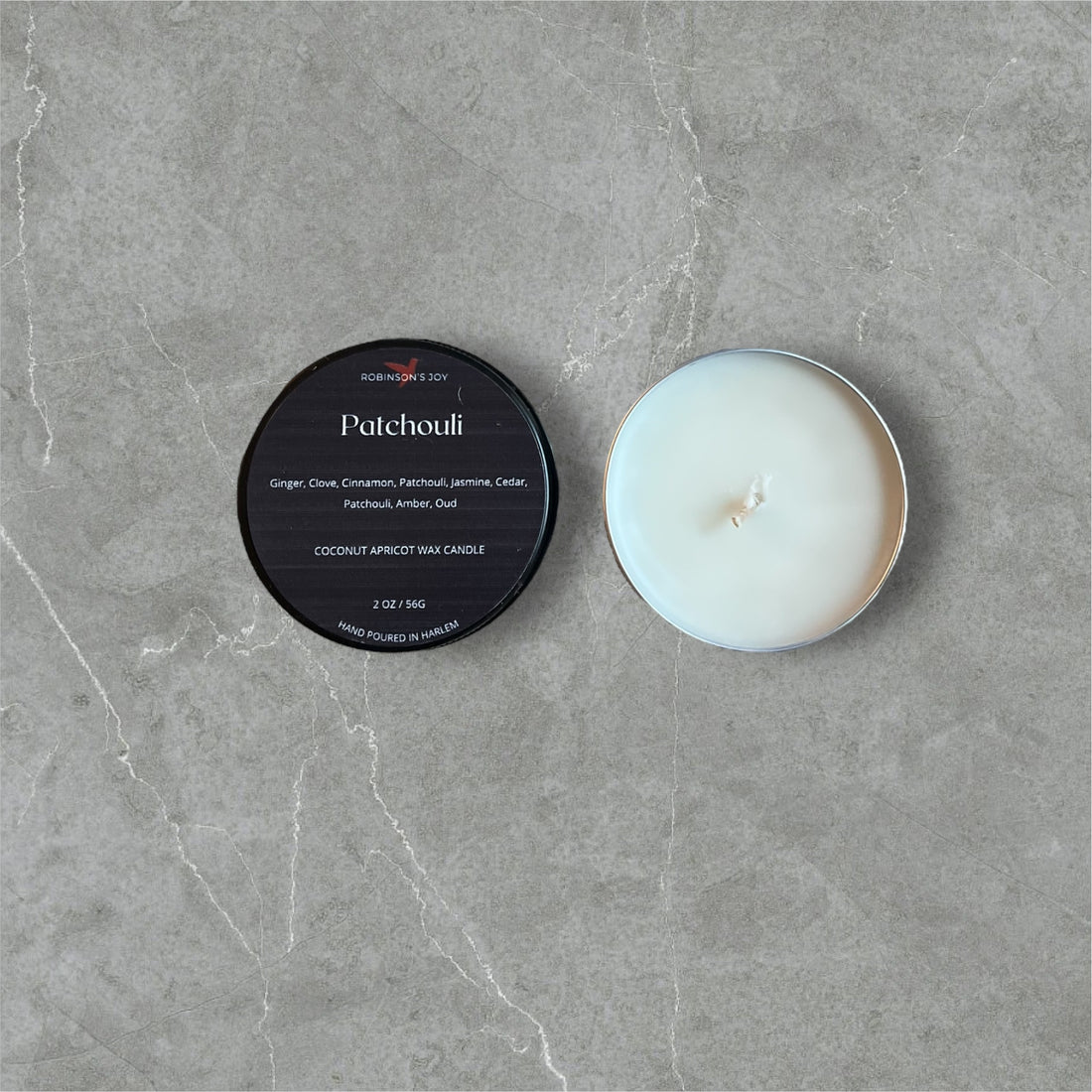 Patchouli 2oz Candle - Black Label Men's Collection