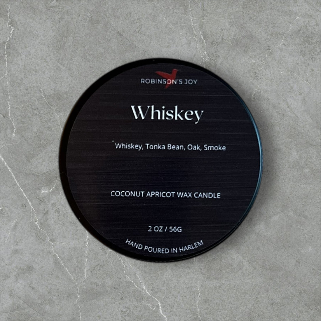 Whiskey 2oz Candle -  Black Label Men's Collection