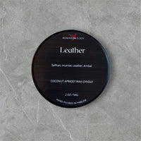 Leather 2oz Candle - Black Label Men's Collection