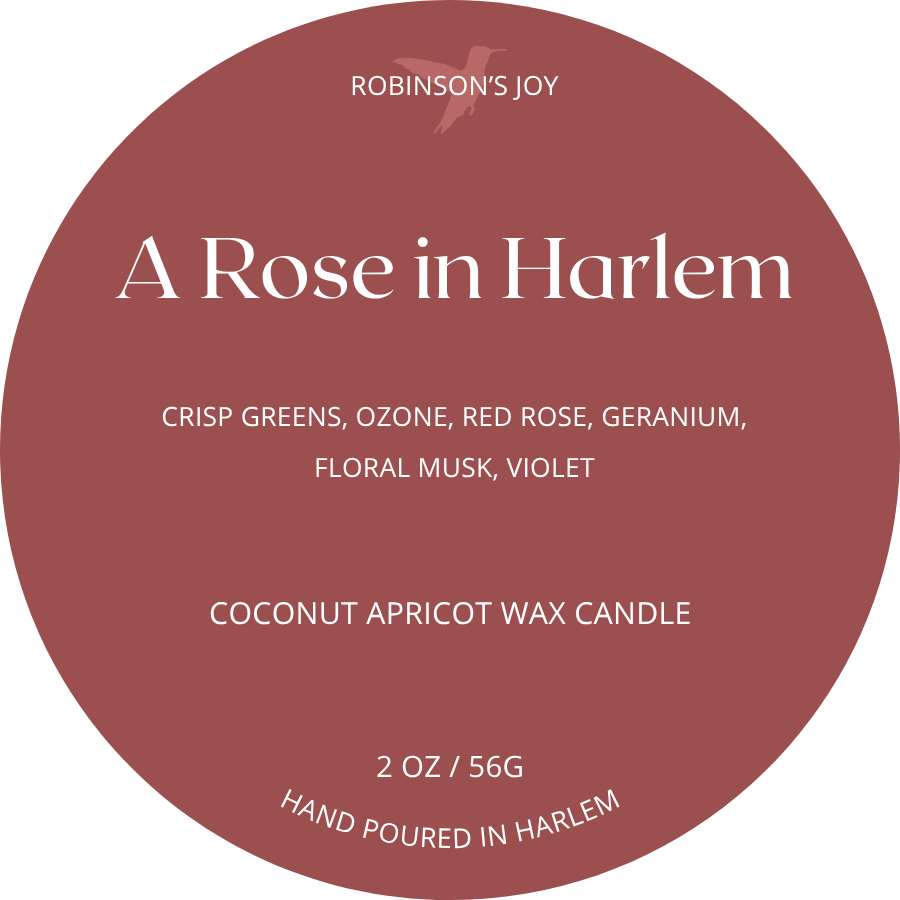 A Rose in Harlem  2oz Candle- Signature Collection