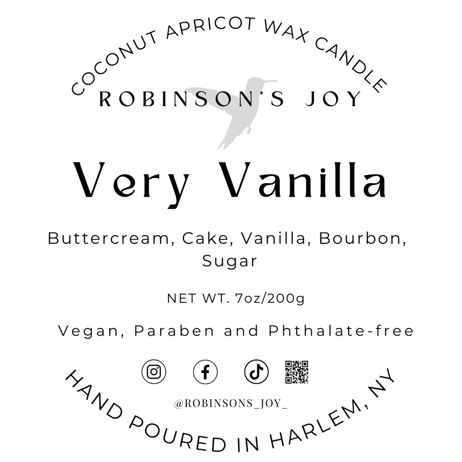 Very Vanilla Luxury Tin 7oz Candle-  SIGNATURE COLLECTION