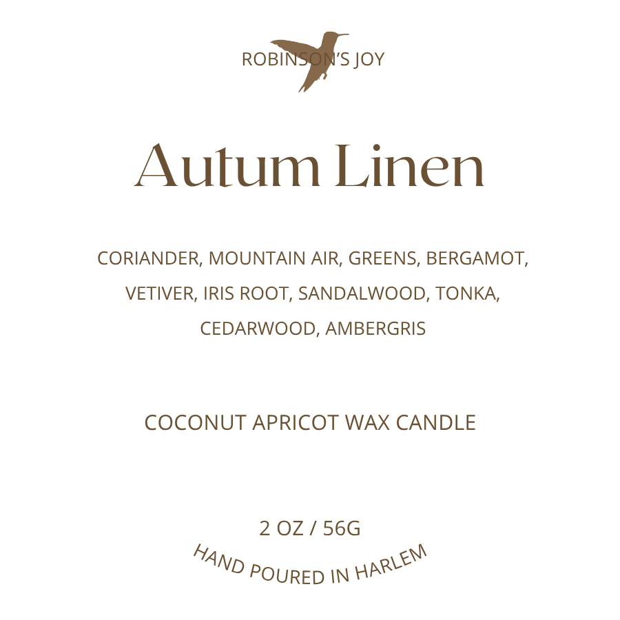 Alpine Linen 2oz Candle- Fall 2025 Collection