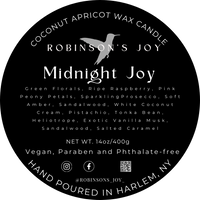 Midnight Joy Luxury Tin 14oz Candle - ROMANTIC COLLECTION