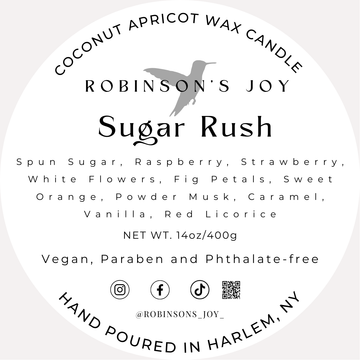 Sugar Rush 14oz Luxury Tin Candle- Spring 2025