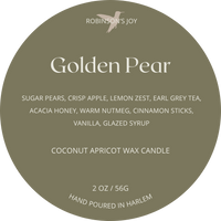 Golden Pear 2oz Candle- Fall Collection 2025