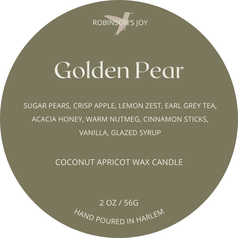 Golden Pear 2oz Candle- Fall Collection 2025