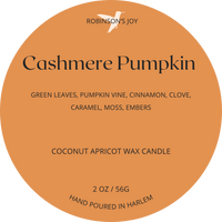 Cashmere Pumpkin 2 oz Candle- Fall Collection 2025