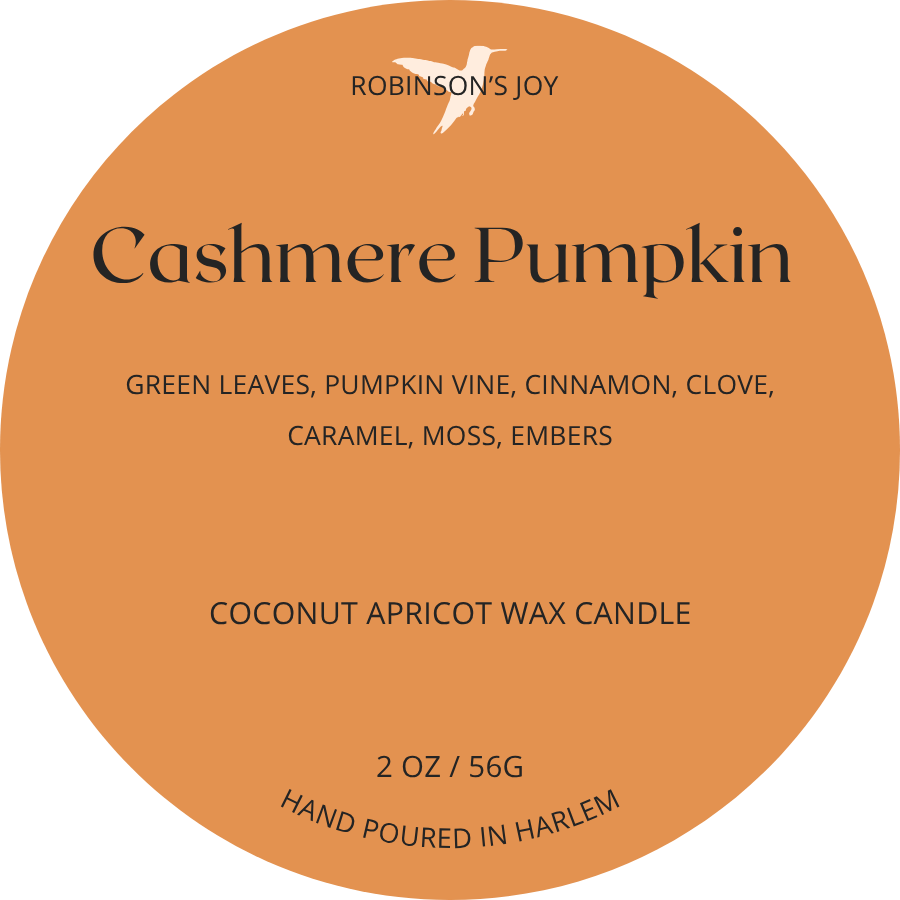 Cashmere Pumpkin 2 oz Candle- Fall Collection 2025