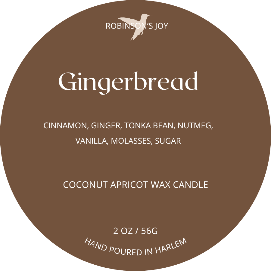 Gingerbread 2oz Candle- Fall Collection 2025