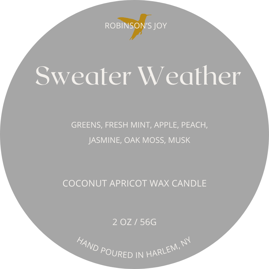 Sweater Weather 2oz Travel Candle- Fall Collection