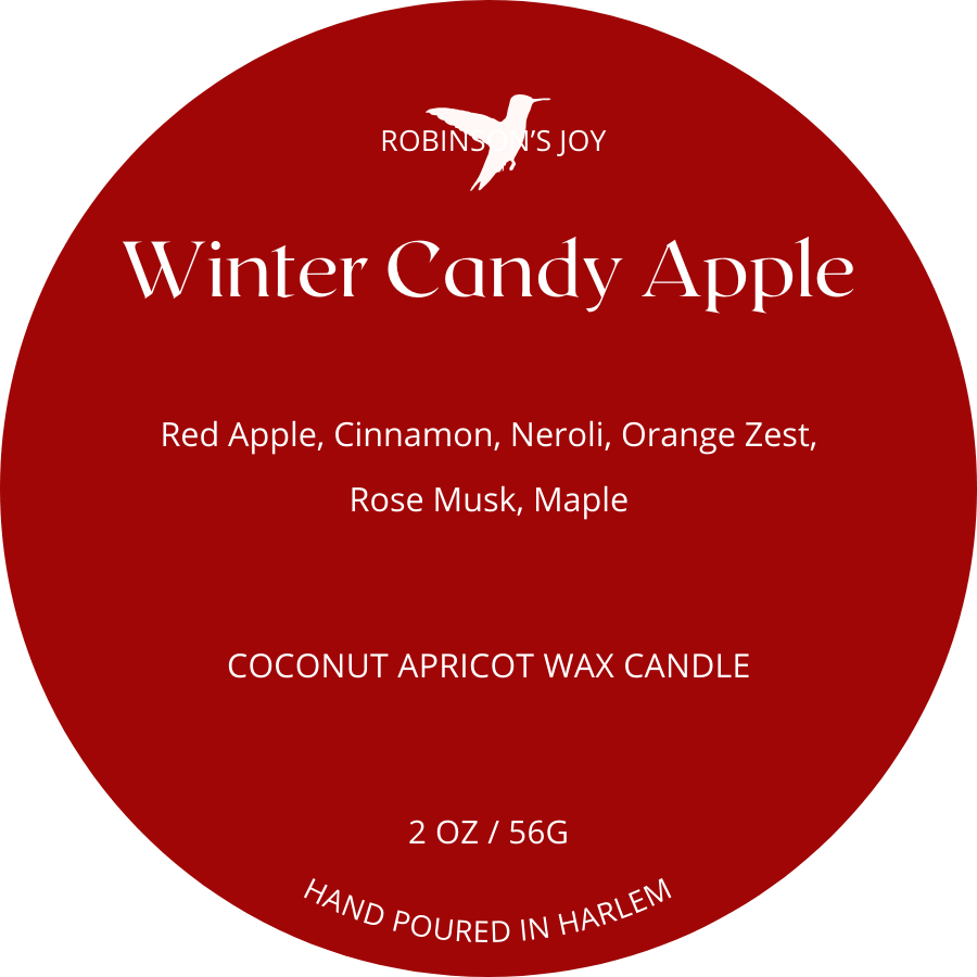 Winter Candy Apple 2 oz Candle- Winter Collection