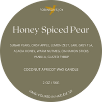 Honey Spiced Pear 2oz Travel Candle