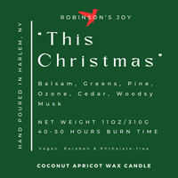 "This Christmas"  Luxury Tin Candle- Holiday Collection