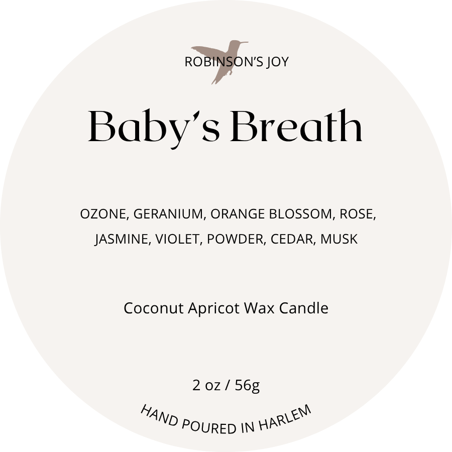 Baby's Breath 2oz Candle- Signature Collection