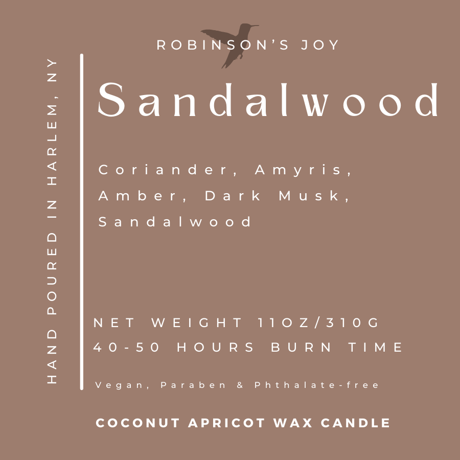 Sandalwood Luxury Tin Candle- SIGNATURE COLLECTION