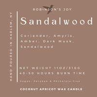 Sandalwood Luxury Tin Candle- SIGNATURE COLLECTION