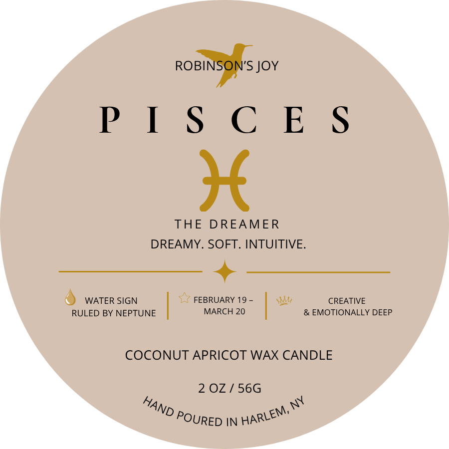 The Pieces Candle - Zodiac Collection