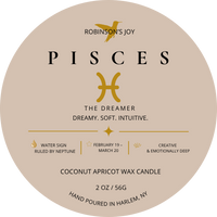 The Pieces Candle - Zodiac Collection