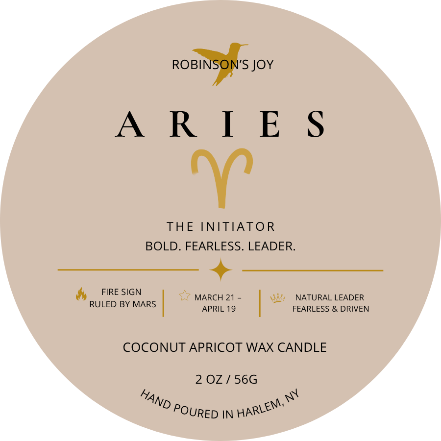 The Aries Candle - Zodiac Collection