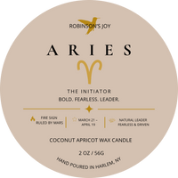 The Aries Candle - Zodiac Collection