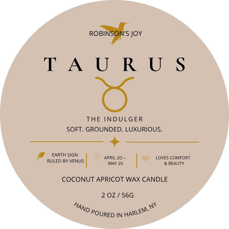 The Taurus Candle - Zodiac Collection