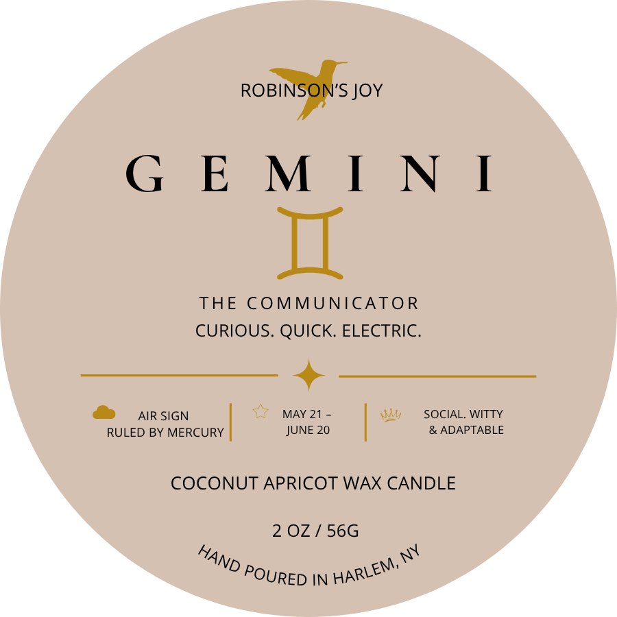 The Gemini Candle - Zodiac Collection