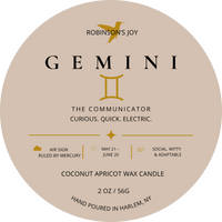 The Gemini Candle - Zodiac Collection