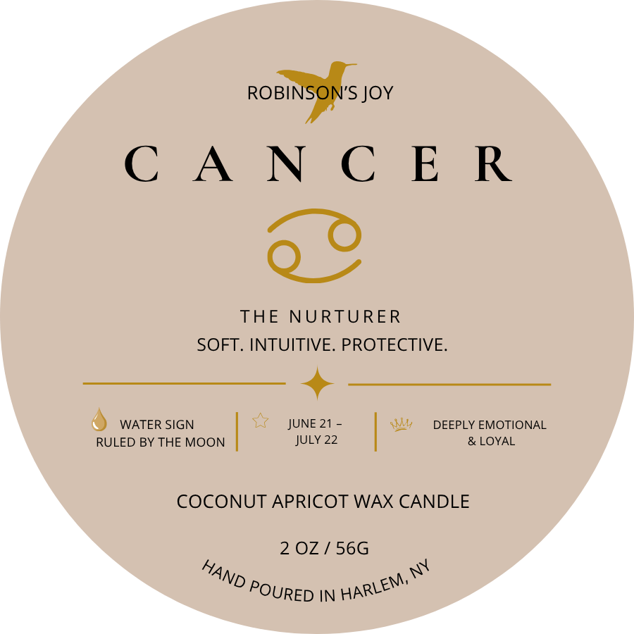 The Cancer Candle - Zodiac Collection