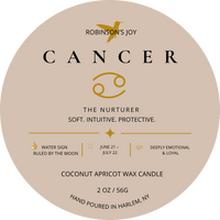 The Cancer Candle - Zodiac Collection