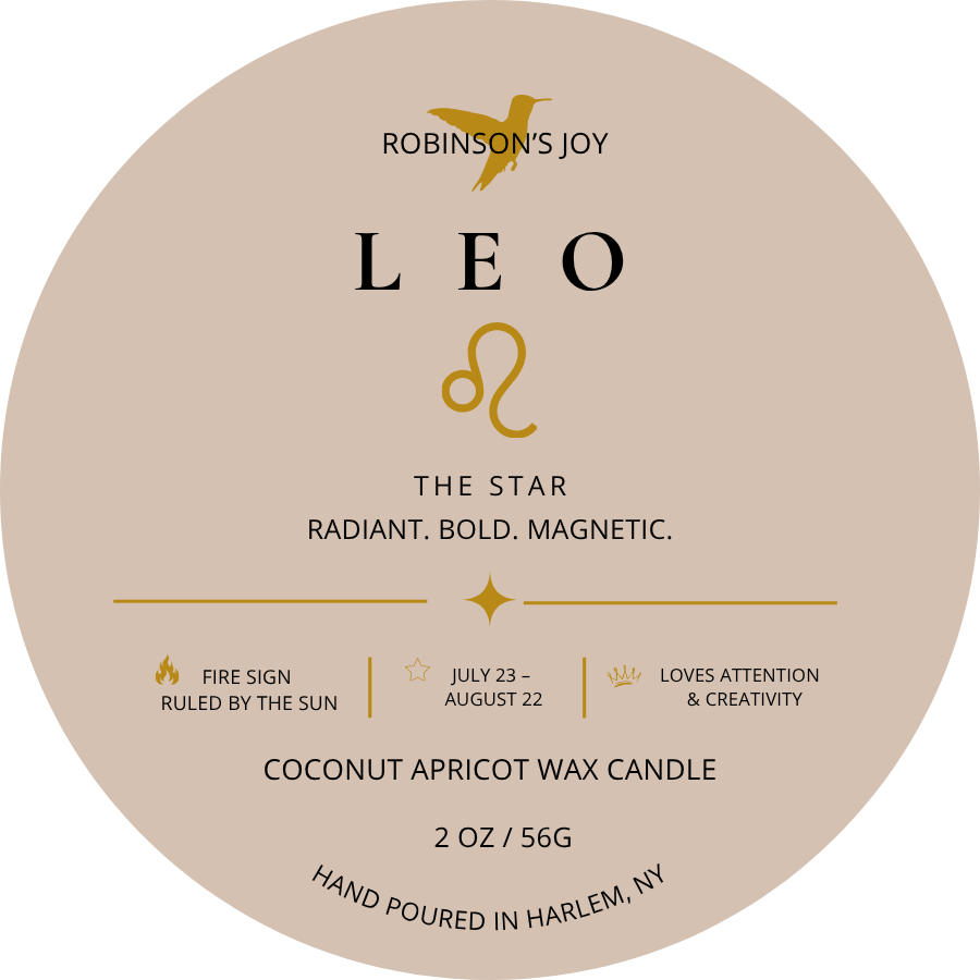 The Leo Candle - Zodiac Collection