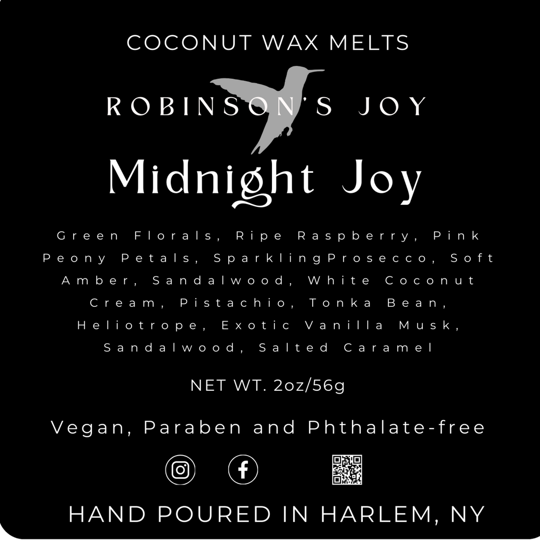 Midnight Joy Wax Melts - ROMANTIC COLLECTION