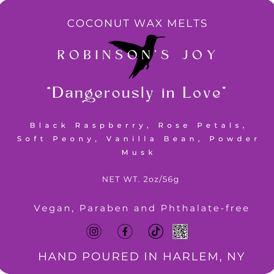 "Dangerously in Love" Wax Melts- ROMANTIC COLLECTION