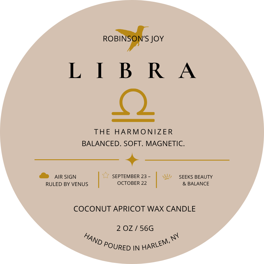 The Libra Candle - Zodiac Collection