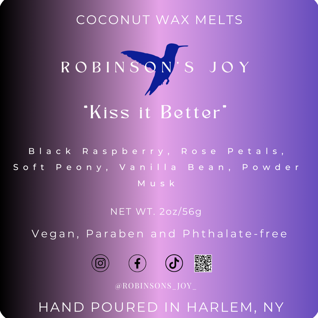 "Kiss it Better" Wax Melts- ROMANTIC COLLECTION