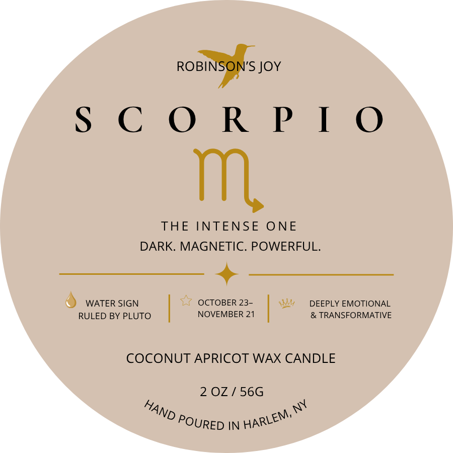 The Scorpio Candle - Zodiac Collection